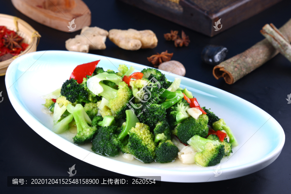 素炒西蘭花