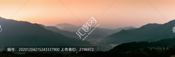 寬幅江嶺黎明全景大圖