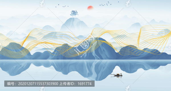 新中式山水