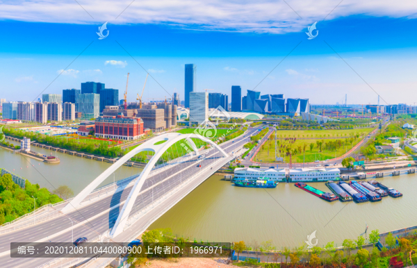 上海前灘休閑公園的橋
