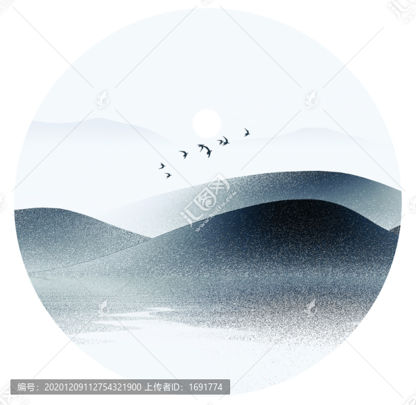 新中式山水