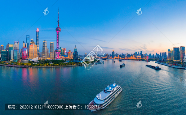 上海陸家嘴城市夜景