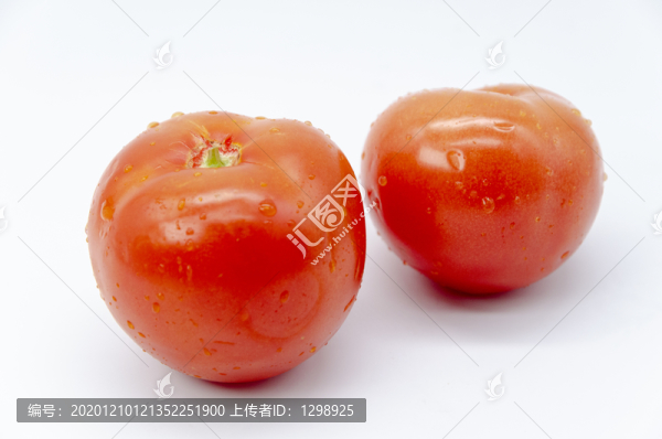 西紅柿食材白底特寫