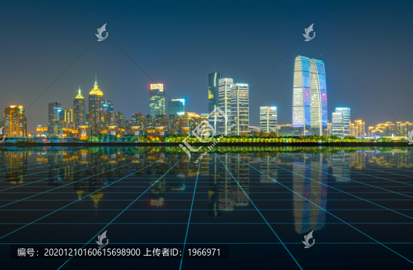 蘇州東方之門夜景