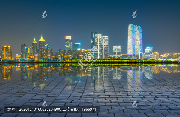 蘇州東方之門夜景
