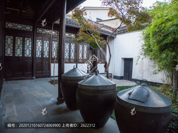 江南民居后花園