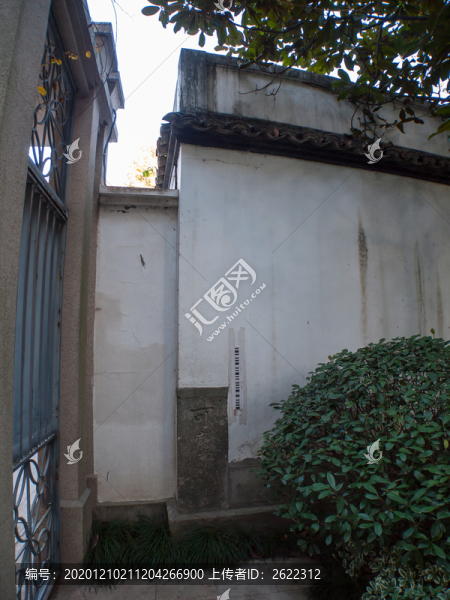 杭州民國建筑可廬西北角墻界
