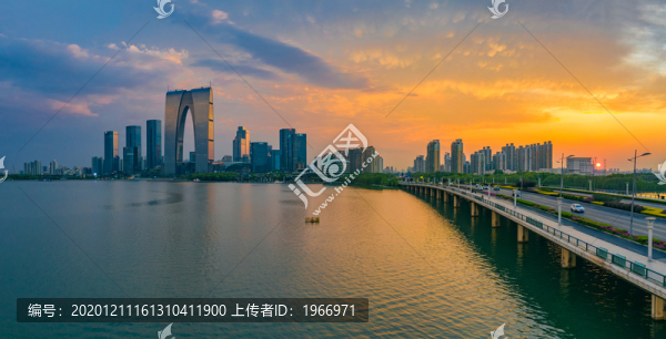 蘇州金雞湖風光