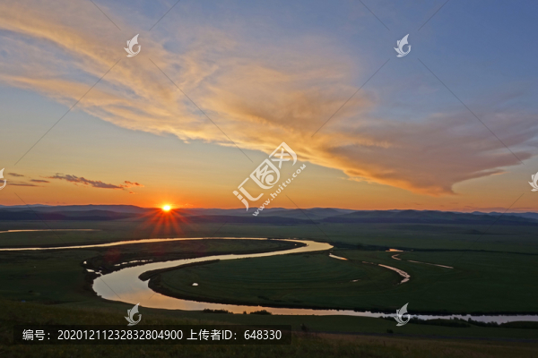 草原河流風(fēng)光