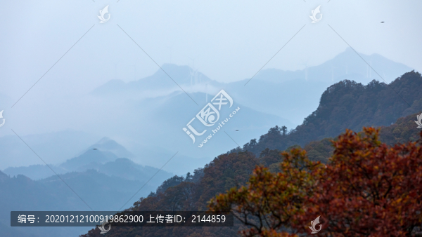 秋季安徽六安馬鬃嶺風(fēng)光
