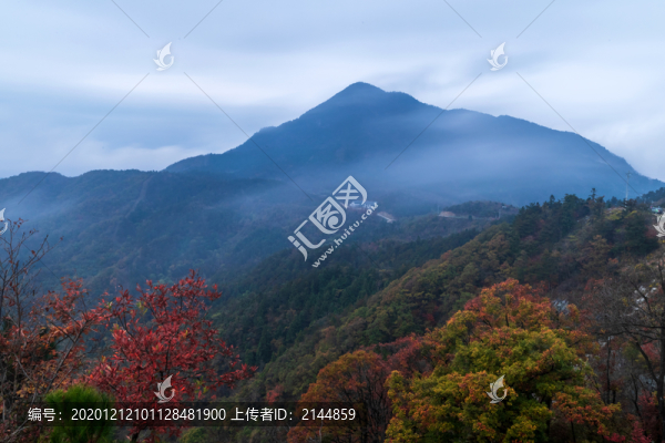 秋季安徽六安馬鬃嶺風光
