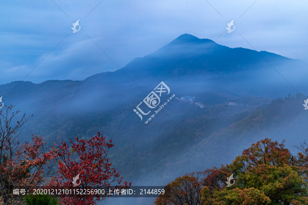 秋季安徽六安馬鬃嶺風(fēng)光