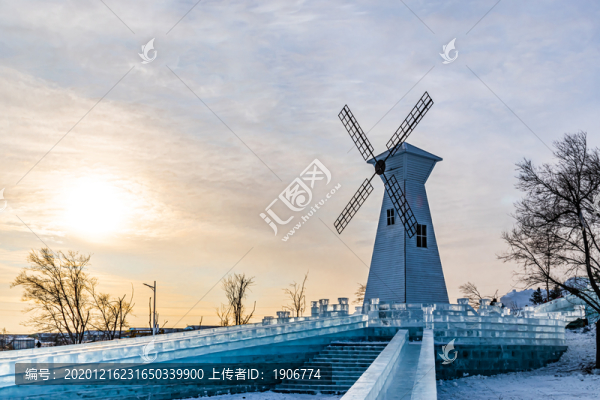 長(zhǎng)春冰雪新天地冰雕和建筑景觀