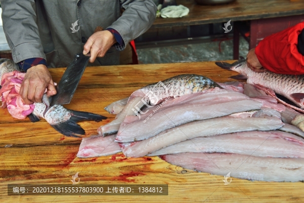 廚師殺魚