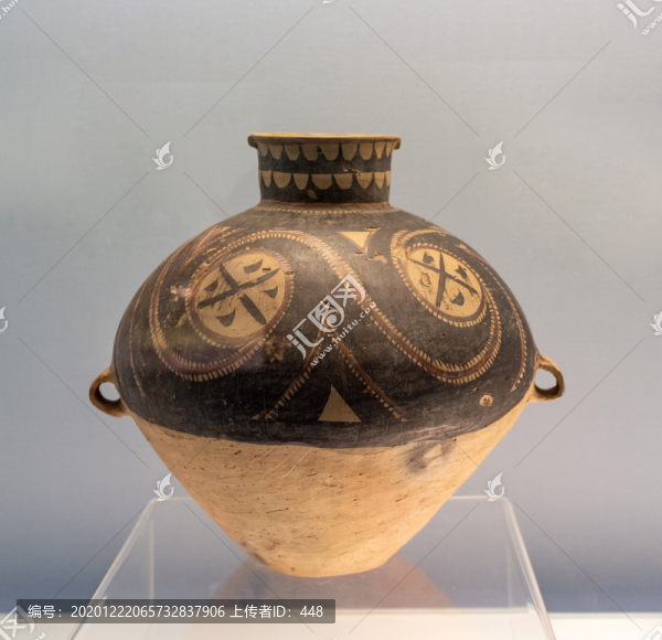 馬家窯文化彩陶圓圈紋壺