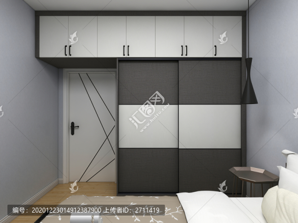 現(xiàn)代推拉門衣柜