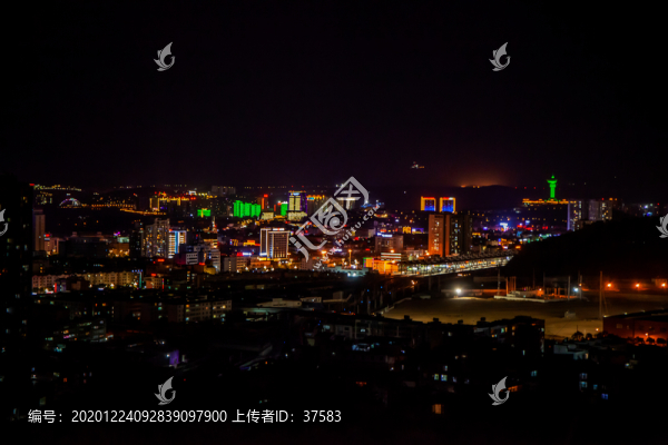 大理下關(guān)夜景