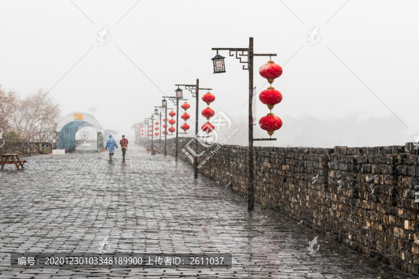 雪潤(rùn)中華門(mén)