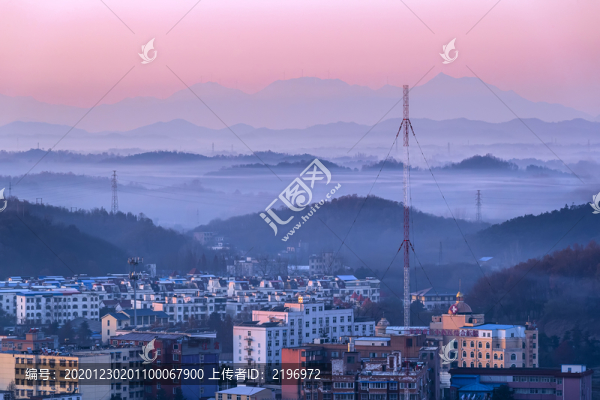 山城早晨