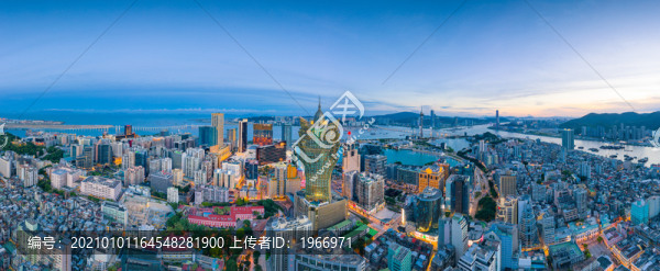 澳門半島夜景