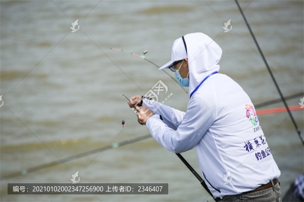 珠海橫琴花海長(zhǎng)廊釣魚和沿岸景色