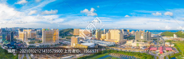 澳門氹仔島與路環(huán)島航拍