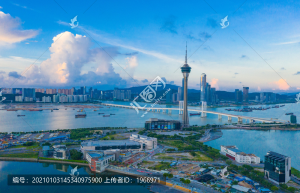 珠海與澳門(mén)航拍風(fēng)光