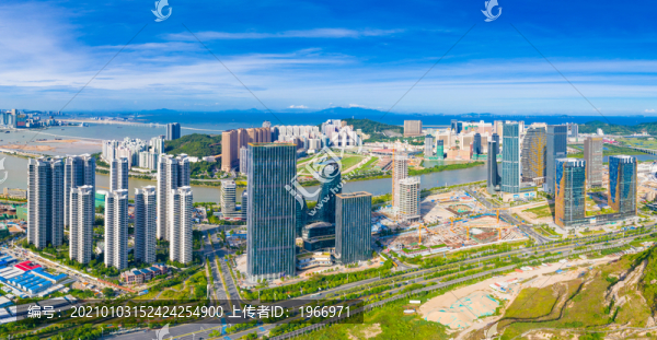 珠海橫琴與澳門航拍風(fēng)光