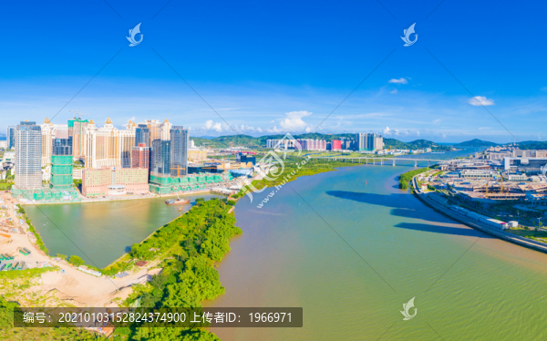 珠海橫琴與澳門航拍風(fēng)光