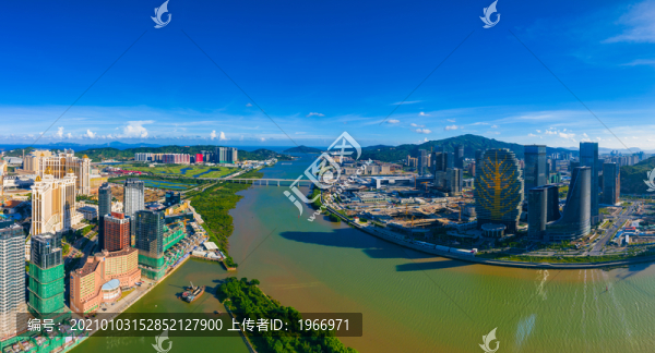 珠海橫琴與澳門航拍風(fēng)光