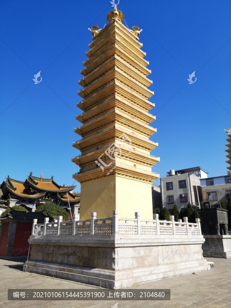 昆明官渡區(qū)妙湛寺雙塔