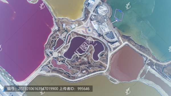 七彩鹽湖