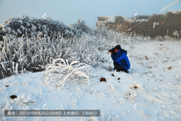 雪地攝影人