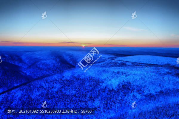 大興安嶺林海雪嶺朝陽(yáng)