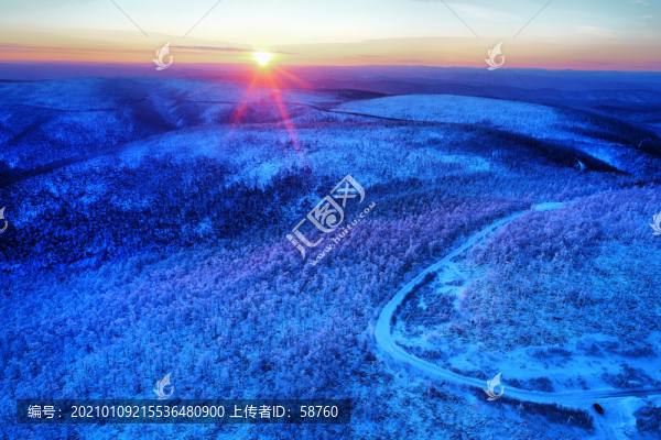 大興安嶺林海雪嶺朝陽