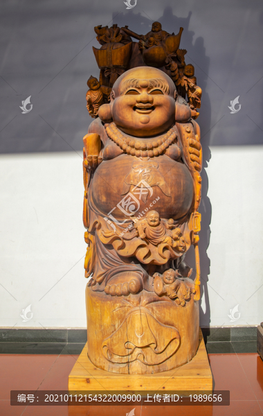 彌勒佛木雕