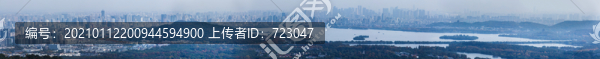 杭州西湖全景俯瞰