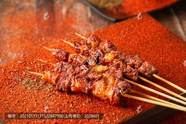 烤牛肉串