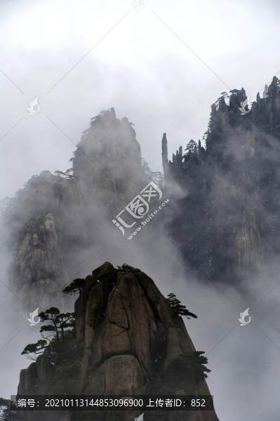 黃山冬景