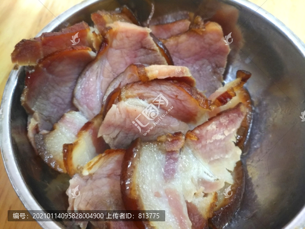 特寫米飯蒸肉