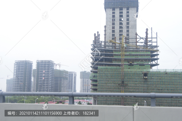 城市建筑建設(shè)工地