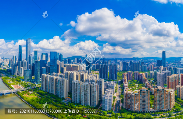 廣州城市風(fēng)光航拍