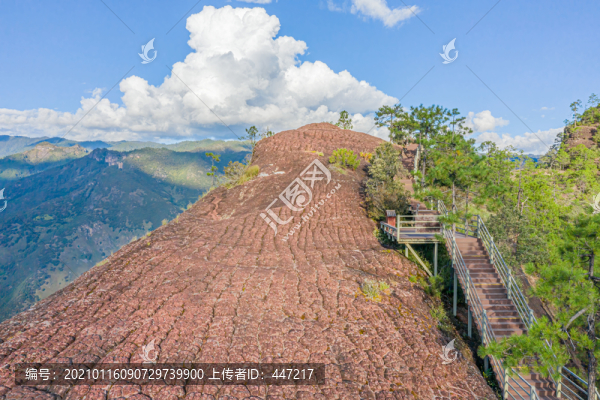 航拍玉龍千龜山