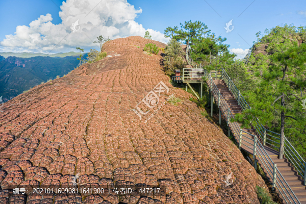 航拍玉龍千龜山