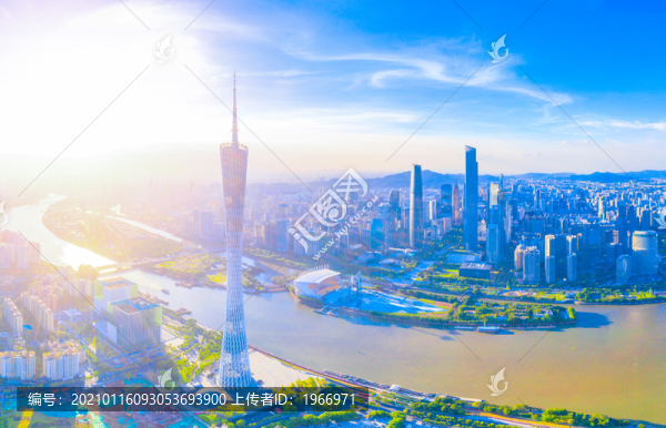 廣州城市CBD航拍風(fēng)光