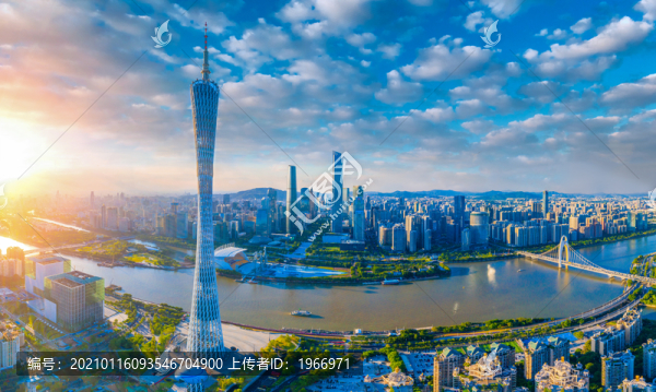廣州城市CBD航拍風(fēng)光