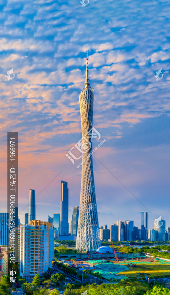 廣州城市風(fēng)光航拍