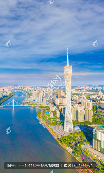 廣州城市風(fēng)光航拍