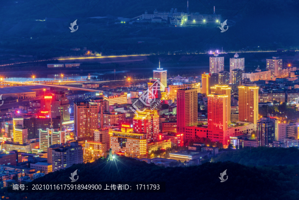 中國遼寧本溪夜景風(fēng)光
