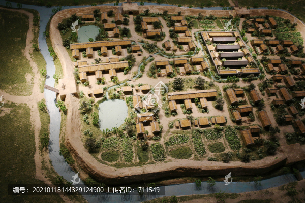 圩寨模型
